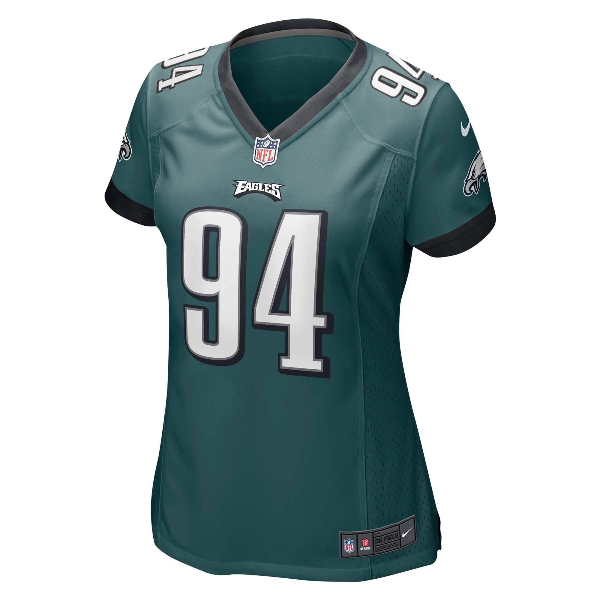 Women's Nike Josh Sweat Midnight Green Philadelphia Eagles Game Jersey