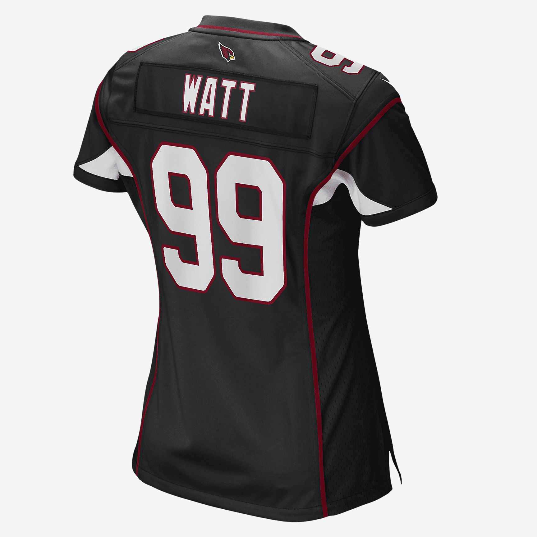 NFL Arizona Cardinals (J.J. Watt) Women's Game Football Jersey - Black