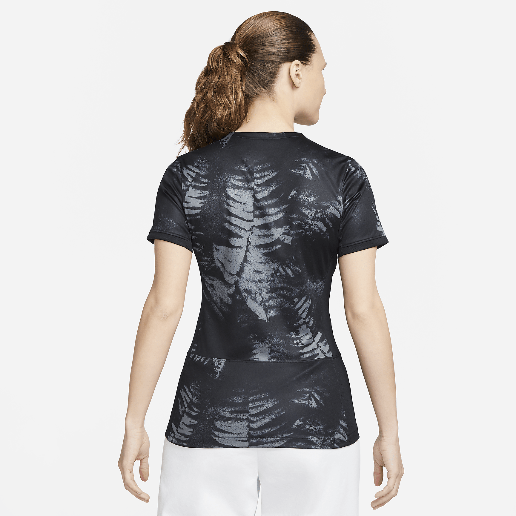 New Zealand 2023 Stadium Home Women's Nike Dri-FIT Soccer Jersey - Iron Grey/Black/White