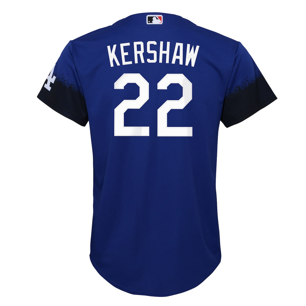 Boys' Grade School Clayton Kershaw Nike Dodgers City Connect Replica Jersey - Blue