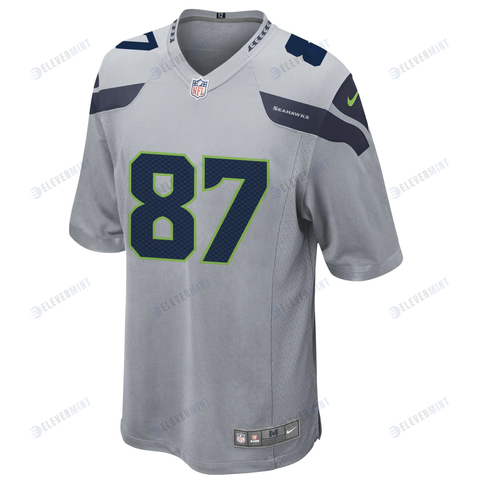 Seattle Seahawks Noah Fant 87 Alternate Game Jersey - Gray Jersey