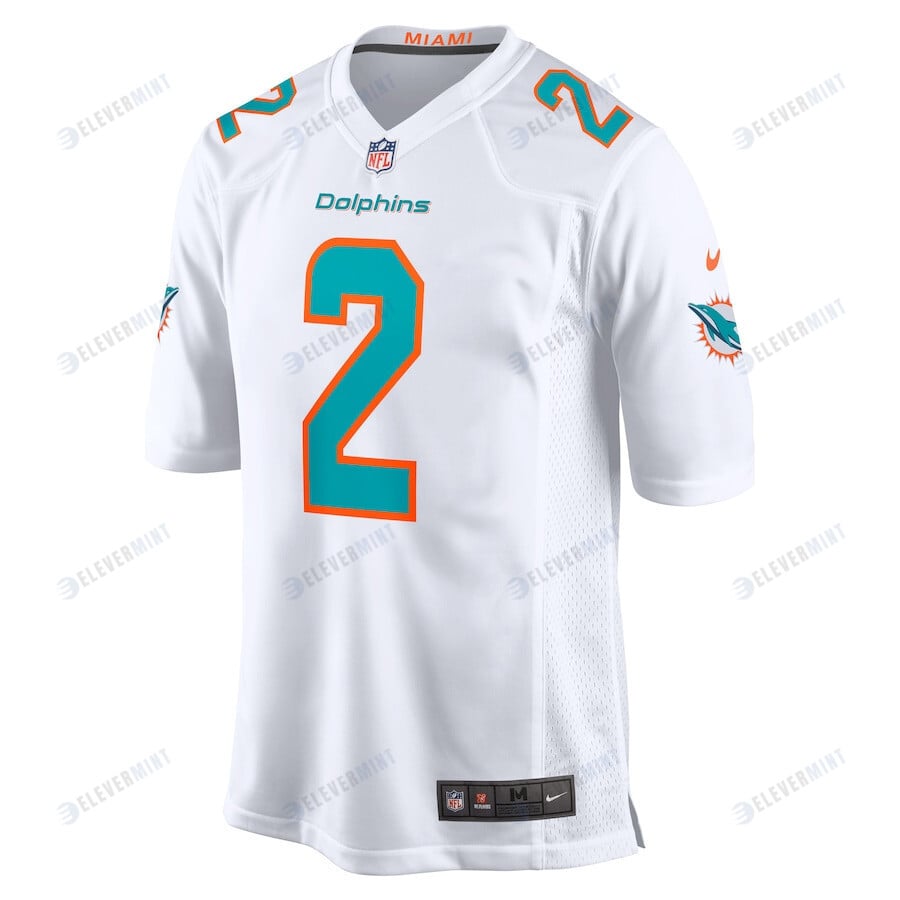 Chase Edmonds 2 Miami Dolphins Game Player Jersey - White