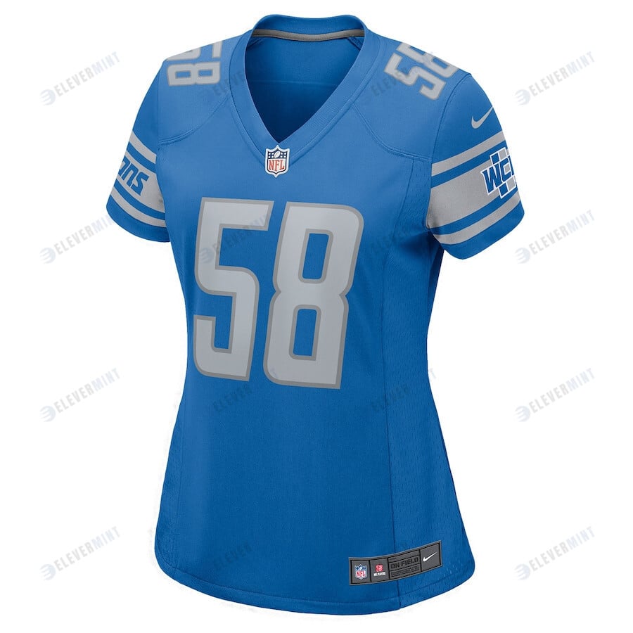 Penei Sewell 58 Detroit Lions Women Game Jersey - Blue
