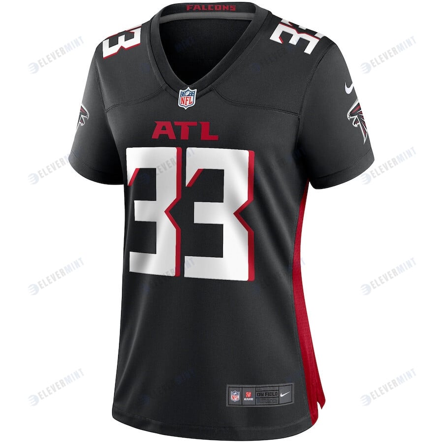 Michael Turner 33 Atlanta Falcons Women's Retired Game Jersey - Black