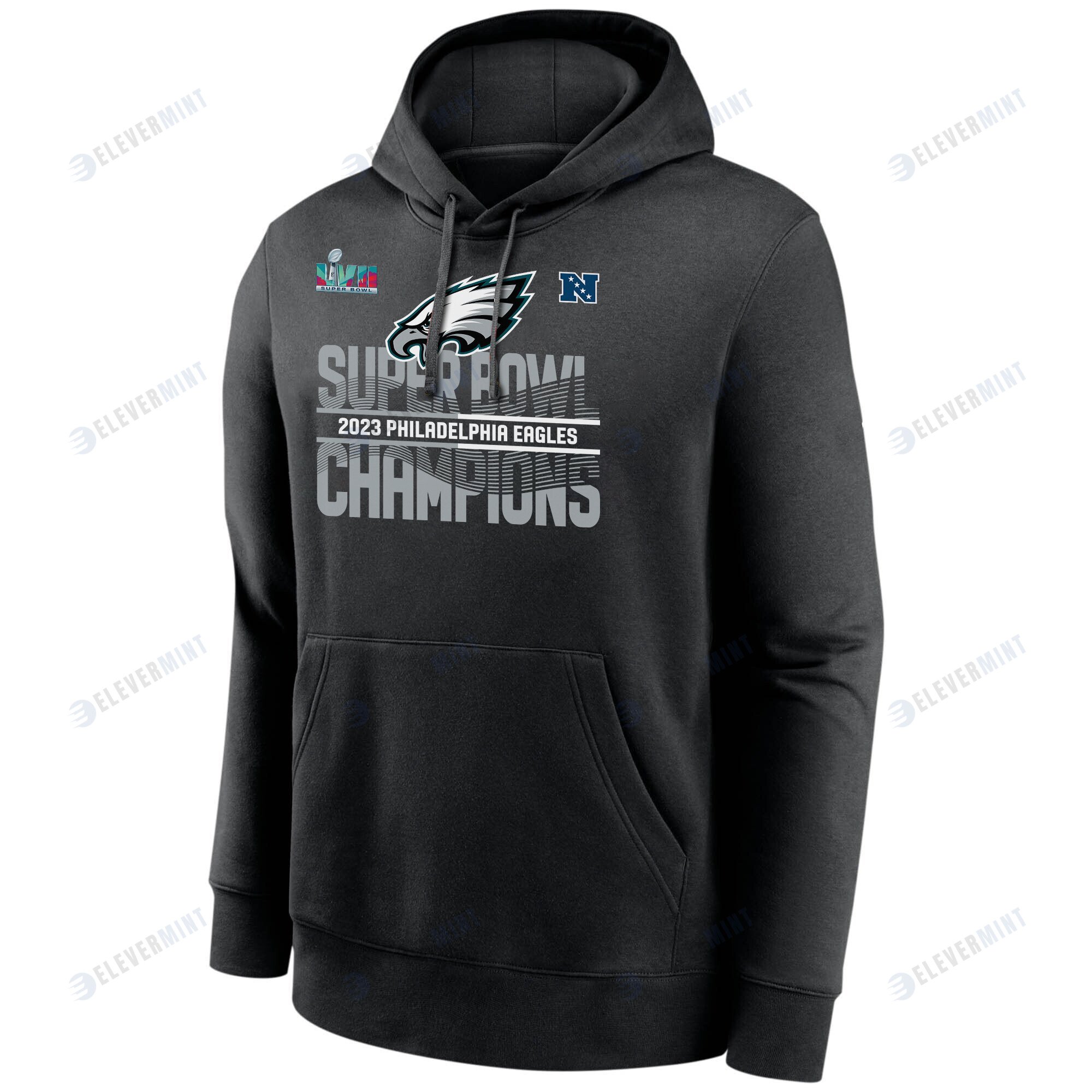 Philadelphia Eagles Super Bowl Champions Pullover Hoodie - Black