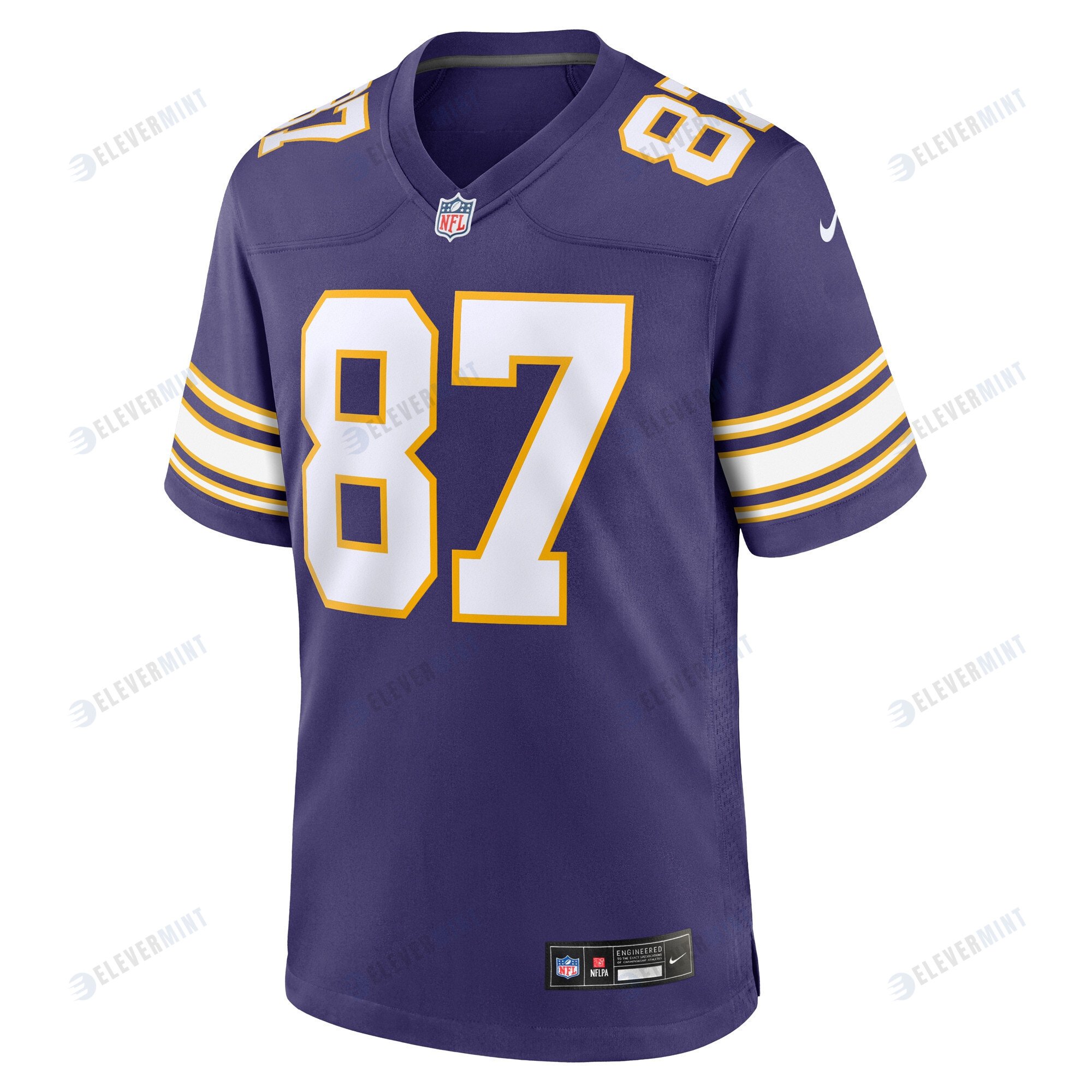 T.J. Hockenson 87 Minnesota Vikings Classic Game Men Jersey - Purple