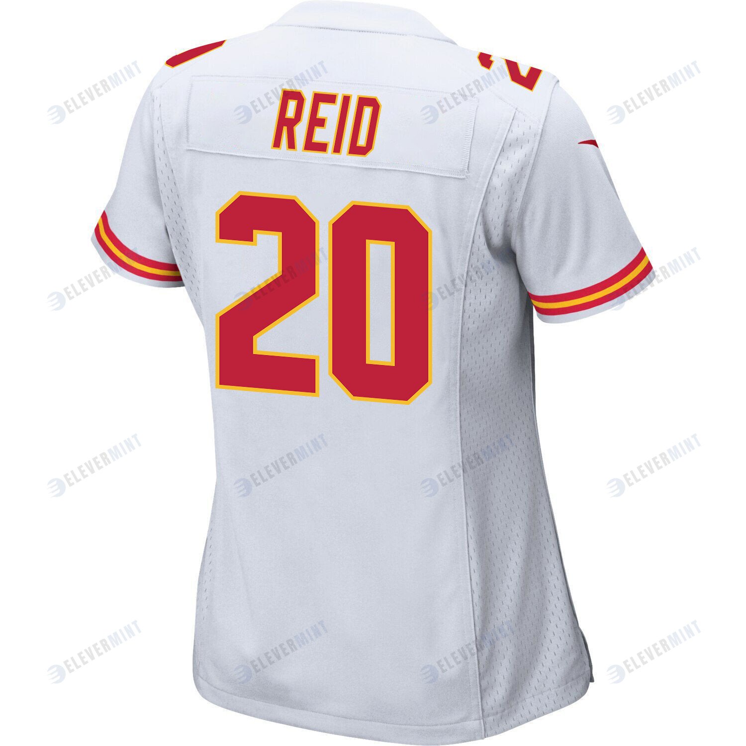 Justin Reid 20 Kansas City Chiefs Super Bowl LVII Champions 3 Stars Women Game Jersey - White