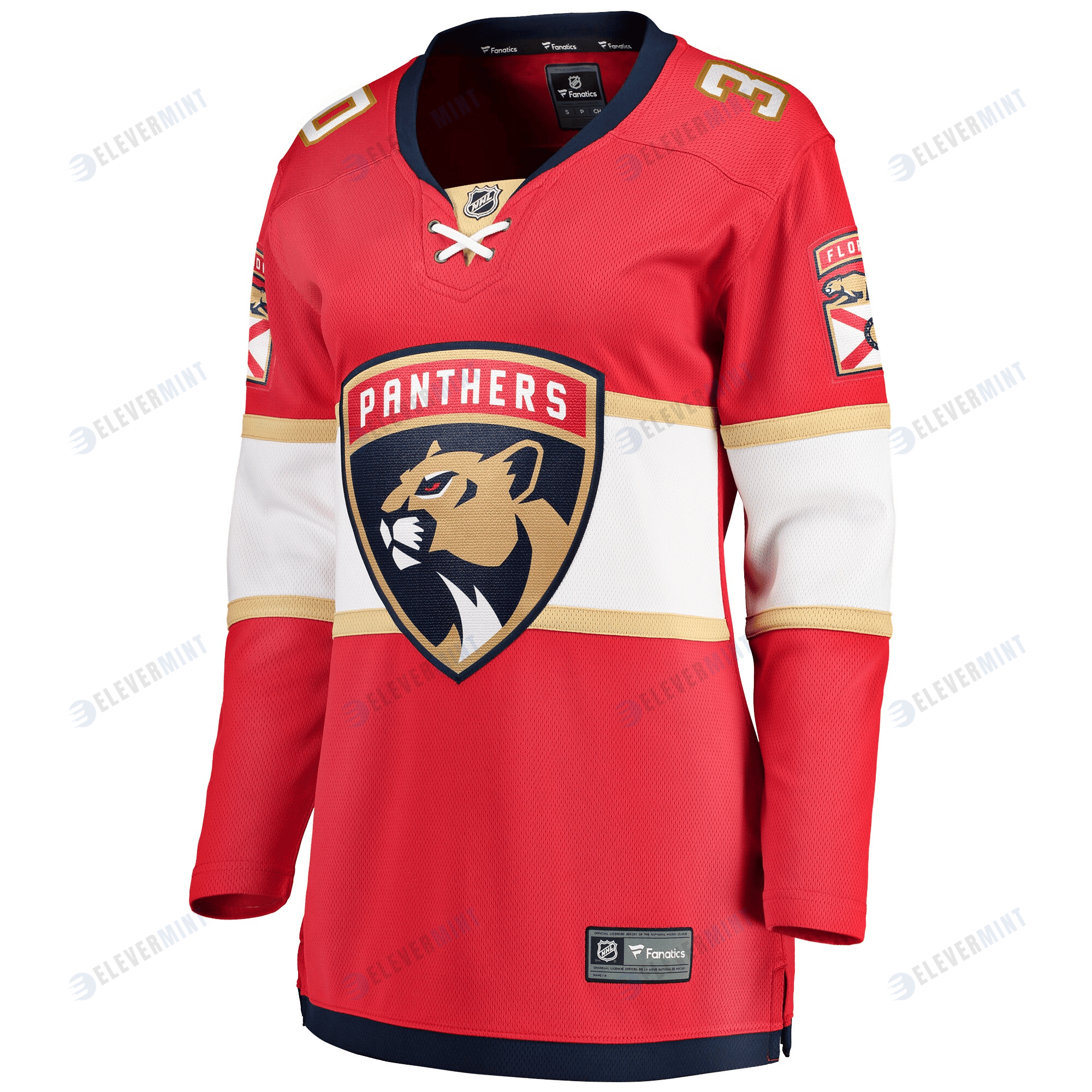 Women's Spencer Knight Red Florida Panthers 2017/18 Home Breakaway Jersey Jersey