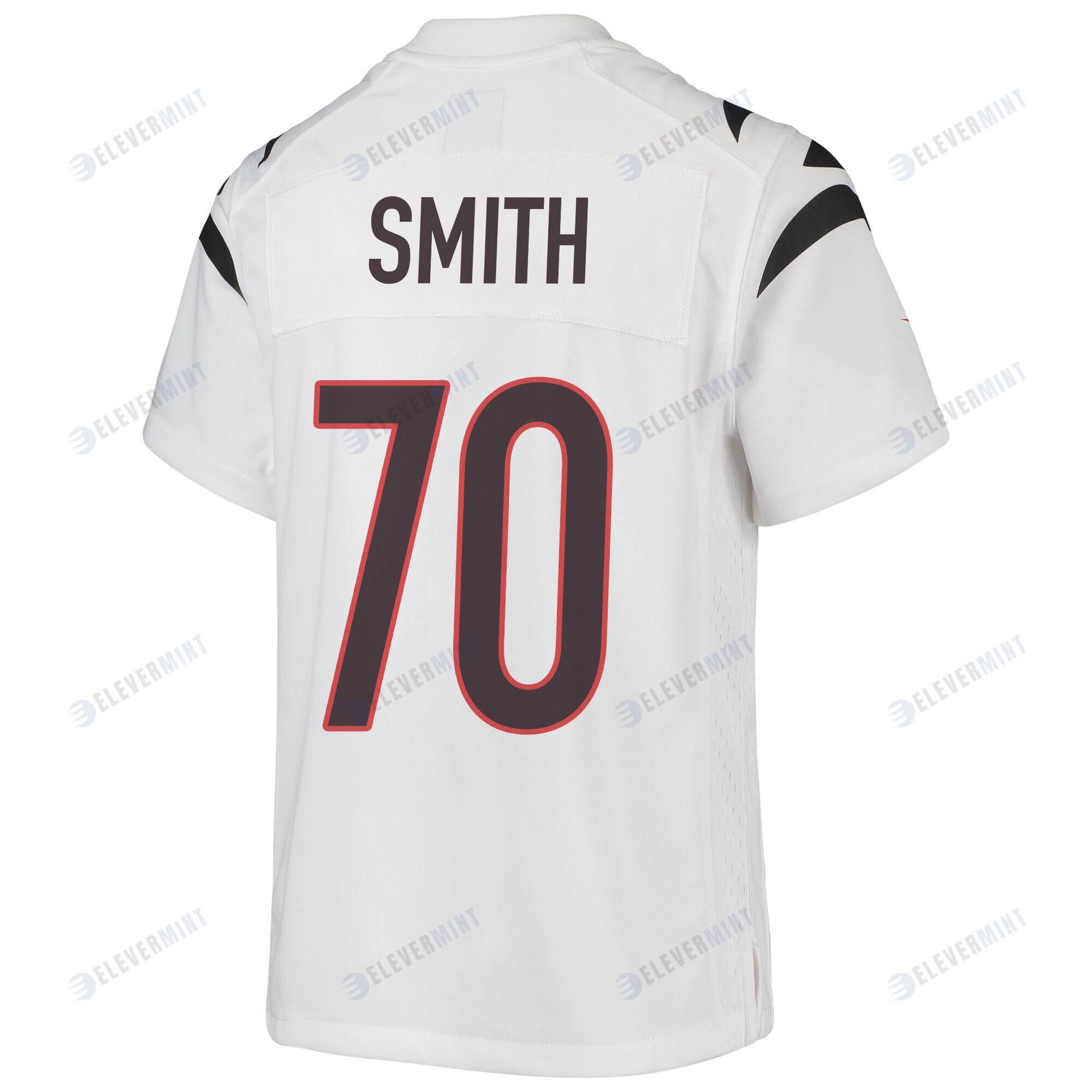 D'Ante Smith 70 Cincinnati Bengals Super Bowl LVII Champions Youth Game Jersey - White
