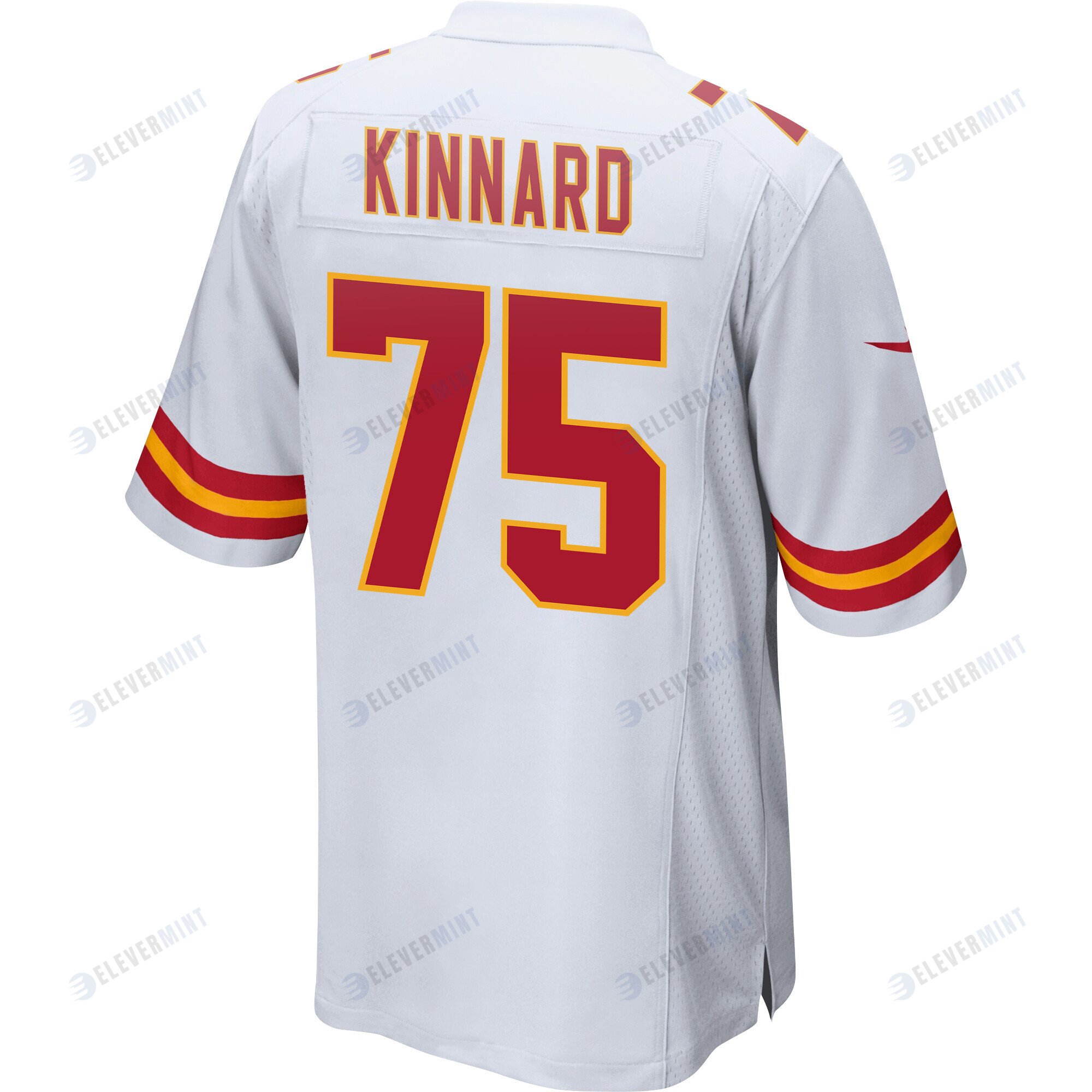 Darian Kinnard 75 Kansas City Chiefs Super Bowl LVII Champions 3 Stars Men Game Jersey - White