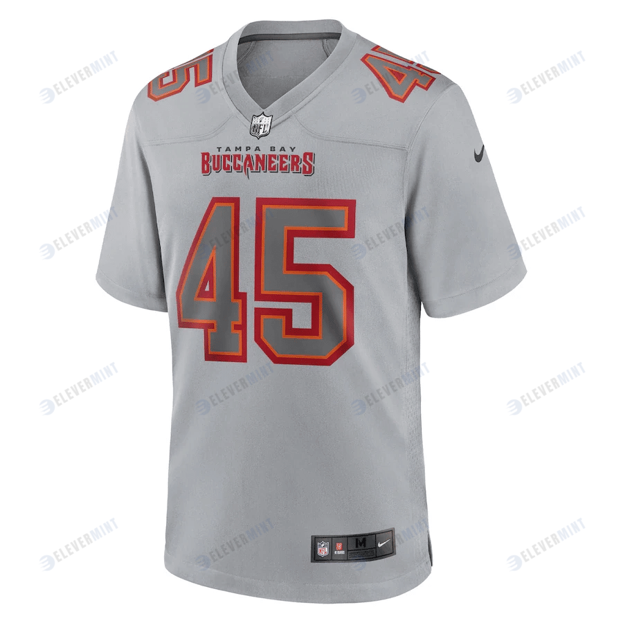 Devin White 45 Tampa Bay Buccaneers Men Atmosphere Fashion Game Jersey - Gray