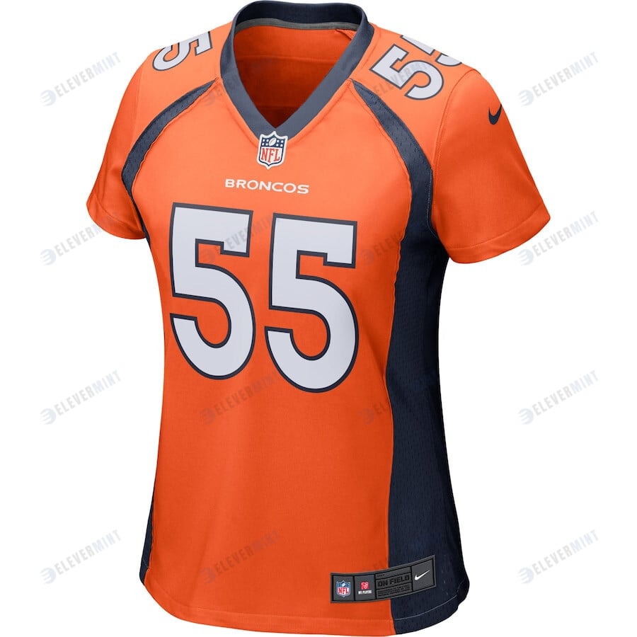 Bradley Chubb 55 Denver Broncos Women's Game Jersey - Orange