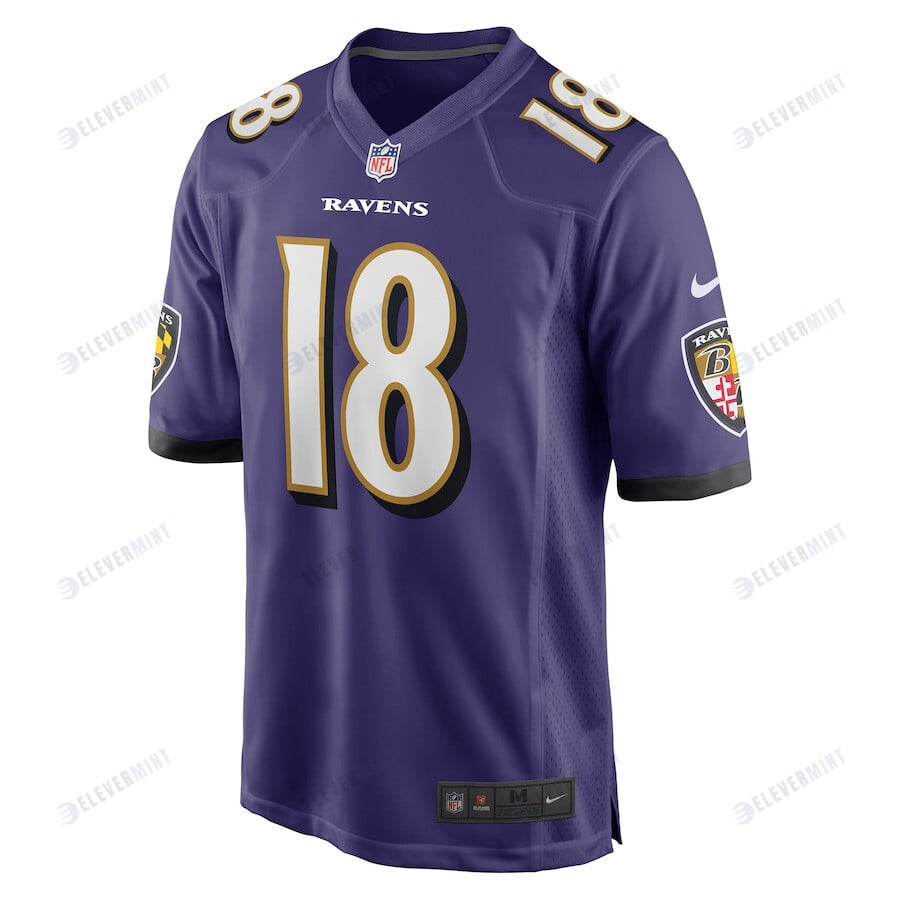 Makai Polk Baltimore Ravens Player Game Jersey - Purple