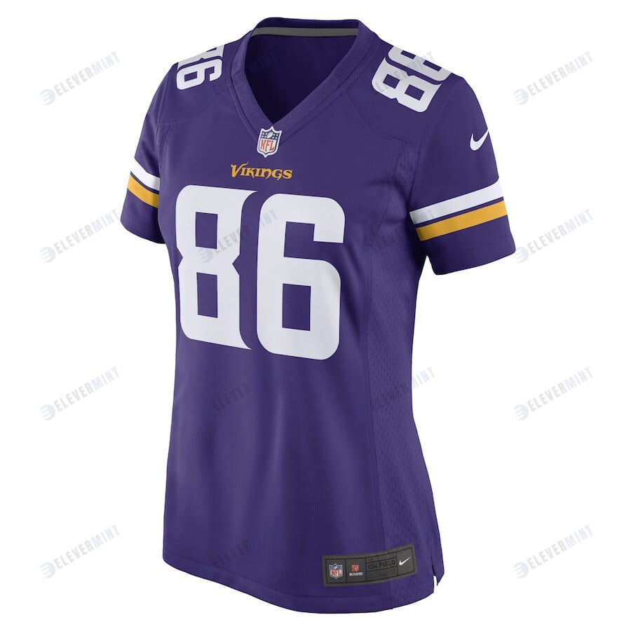 Johnny Mundt Minnesota Vikings Women's Game Player Jersey - Purple