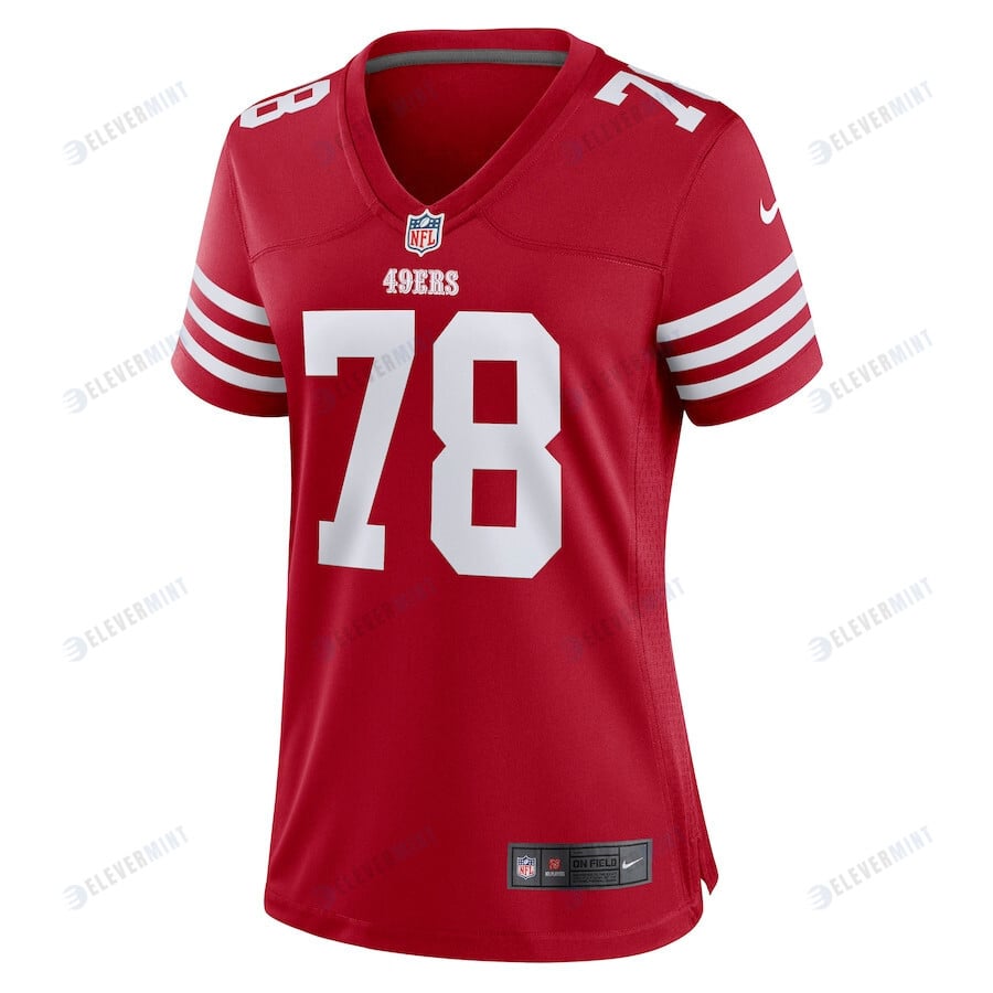 Akeem Spence San Francisco 49ers Women's Game Player Jersey - Scarlet