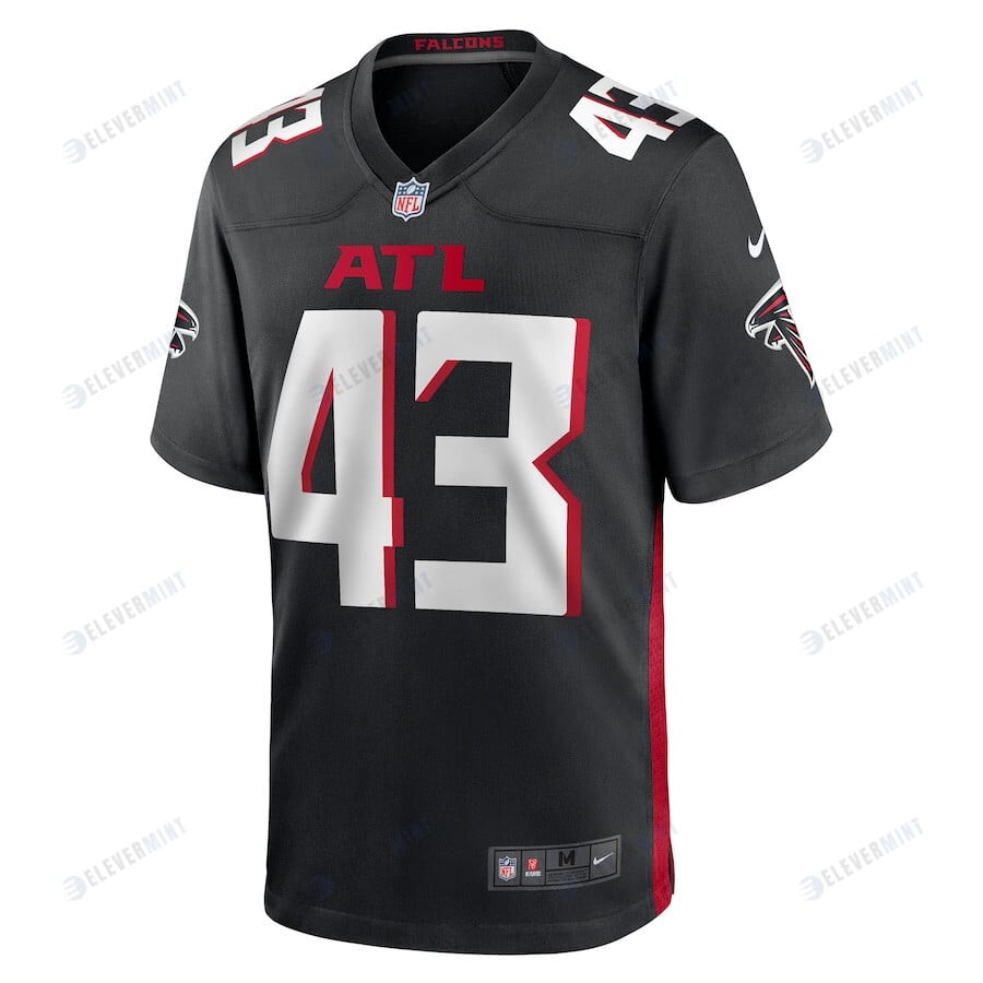 Tucker Fisk Atlanta Falcons Player Game Jersey - Black