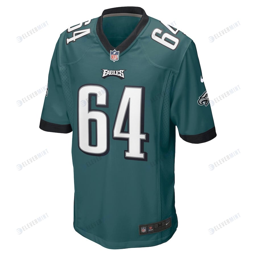 Brett Toth 64 Philadelphia Eagles Game Jersey - Midnight Green
