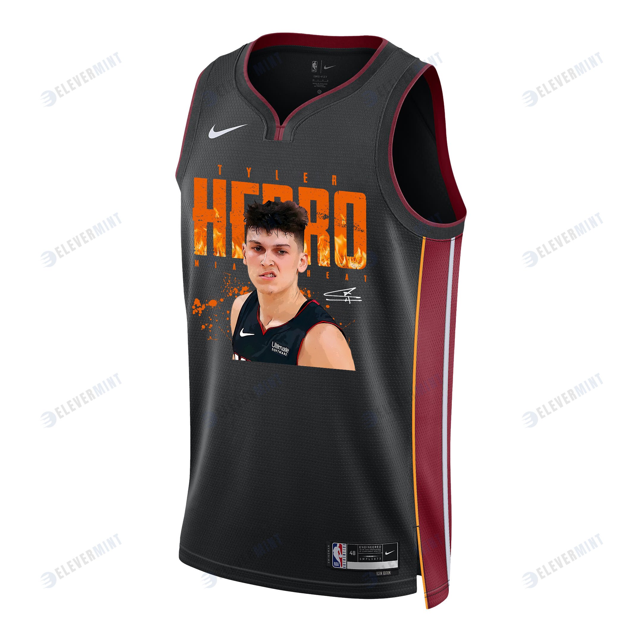 Tyler Herro 14 Miami Heat Emerging Shooting Star 2023 NBA Champions Swingman Jersey - Black