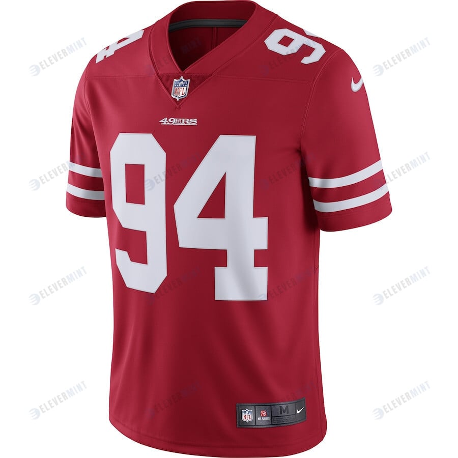 Solomon Thomas 94 San Francisco 49ers Vapor Untouchable Limited Jersey - Scarlet