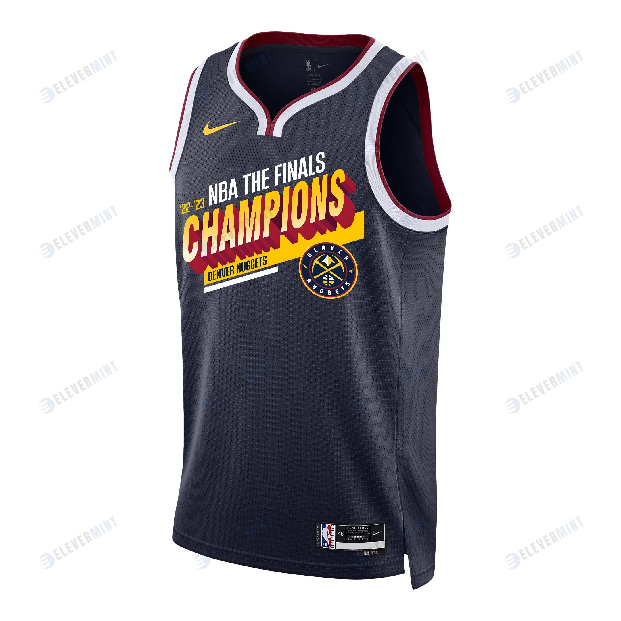 Denver Nuggets Soar To Victory 2023 NBA Champions Swingman Jersey - Black