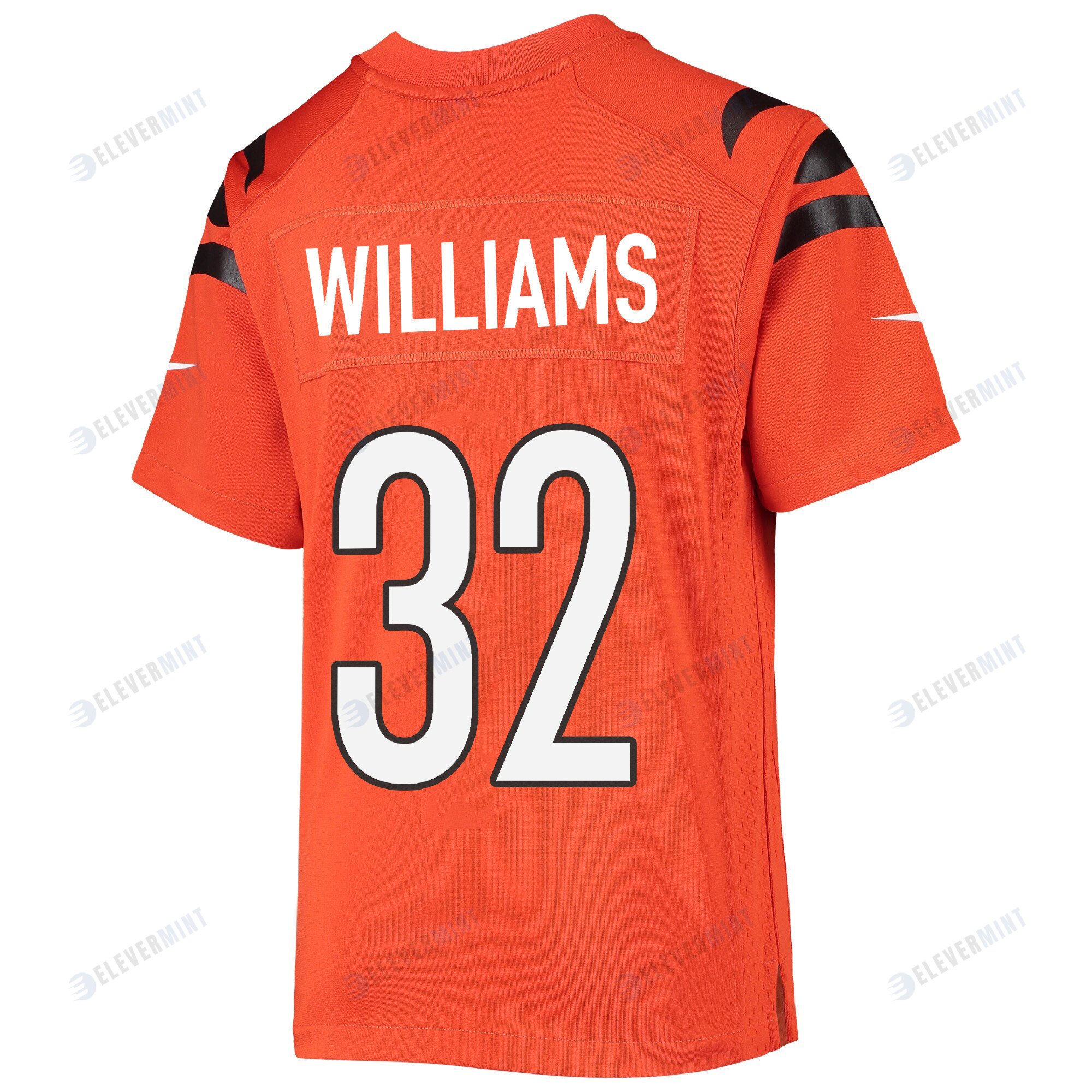 Trayveon Williams 32 Cincinnati Bengals Super Bowl LVII Champions Youth Alternate Game Jersey - Orange
