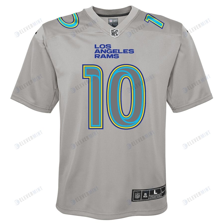 Cooper Kupp 10 Los Angeles Rams Youth Atmosphere Game Jersey - Gray