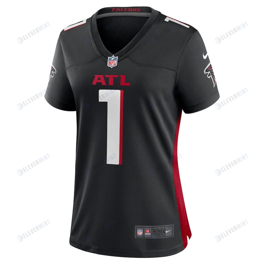 Jeff Okudah 1 Atlanta Falcons Women's Game Jersey - Black