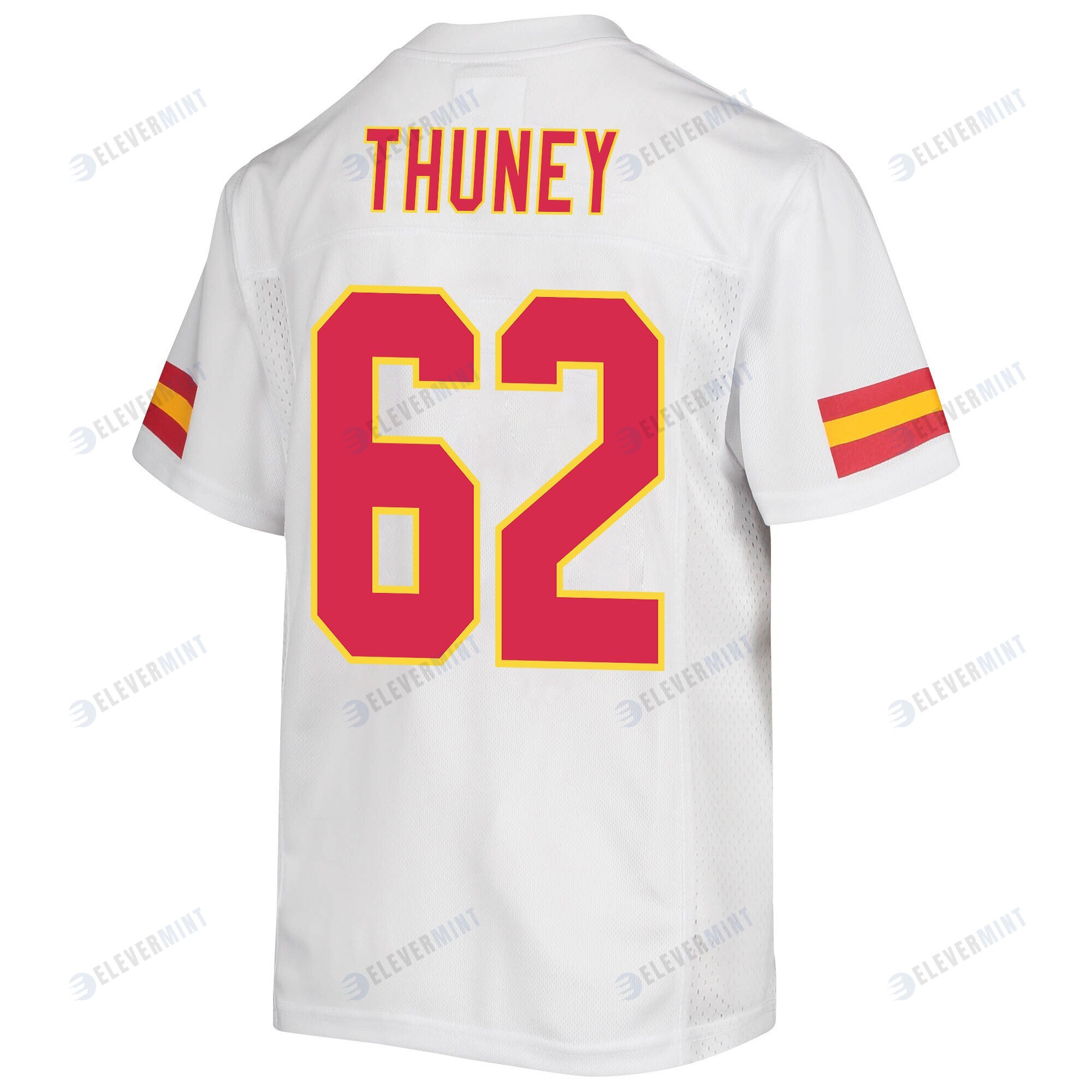 Joe Thuney 62 Kansas City Chiefs Super Bowl LVII Champions Youth Game Jersey - White