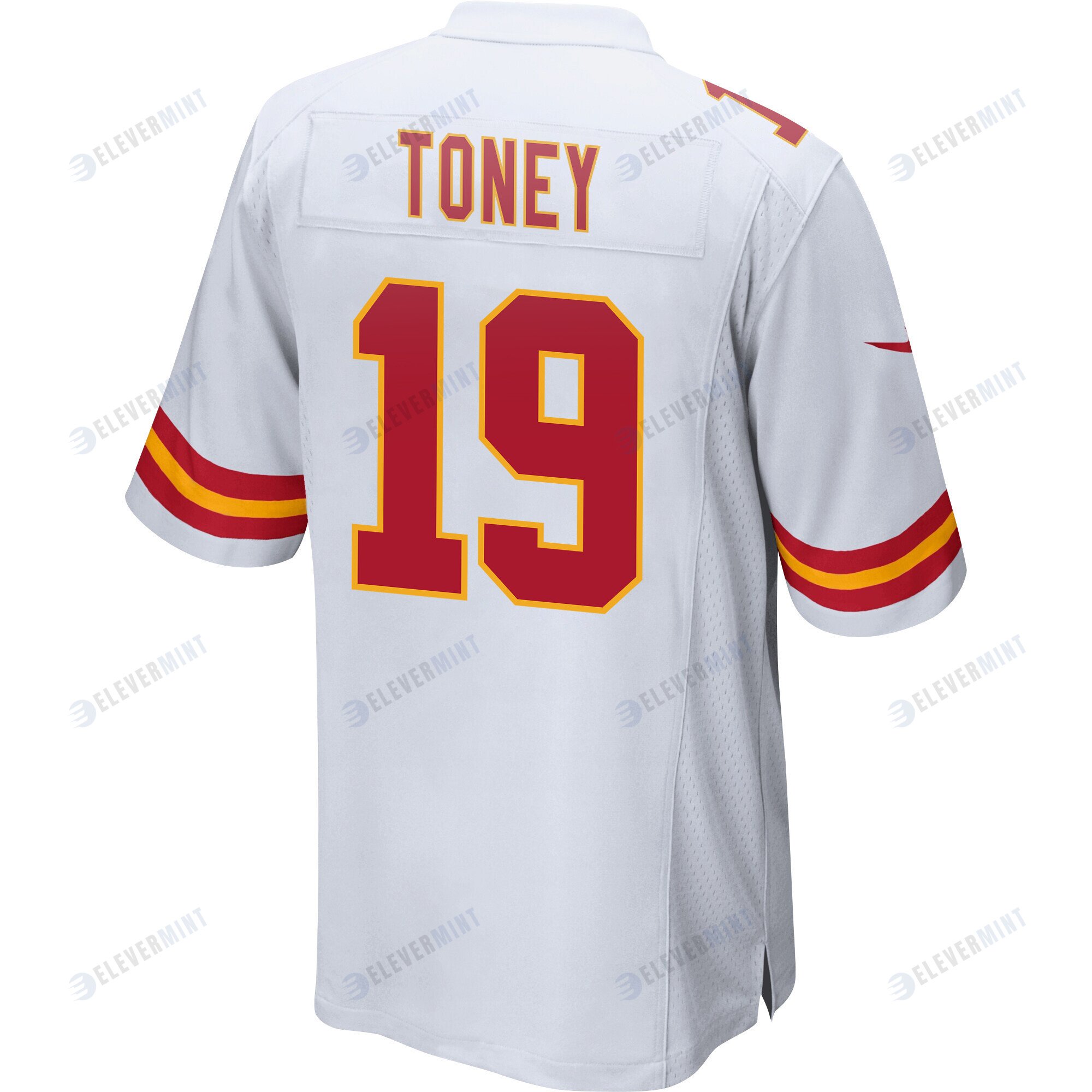 Kadarius Toney 19 Kansas City Chiefs Super Bowl LVII Champions 3 Stars Men Game Jersey - White