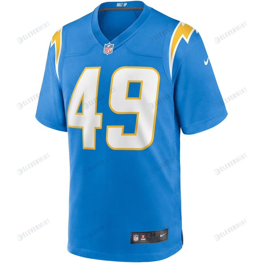 Drue Tranquill 49 Los Angeles Chargers Game Jersey - Powder Blue