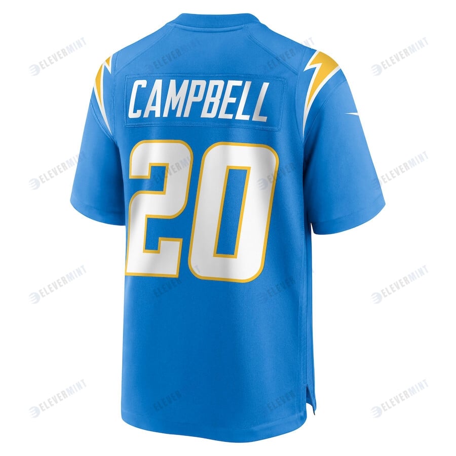 Tevaughn Campbell 20 Los Angeles Chargers Game Player Jersey - Powder Blue