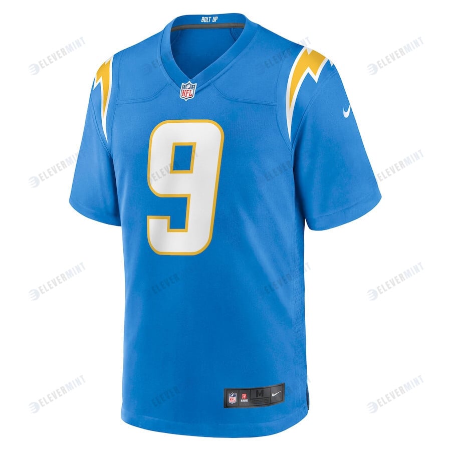 Kenneth Murray Jr. 9 Los Angeles Chargers Game Jersey - Powder Blue