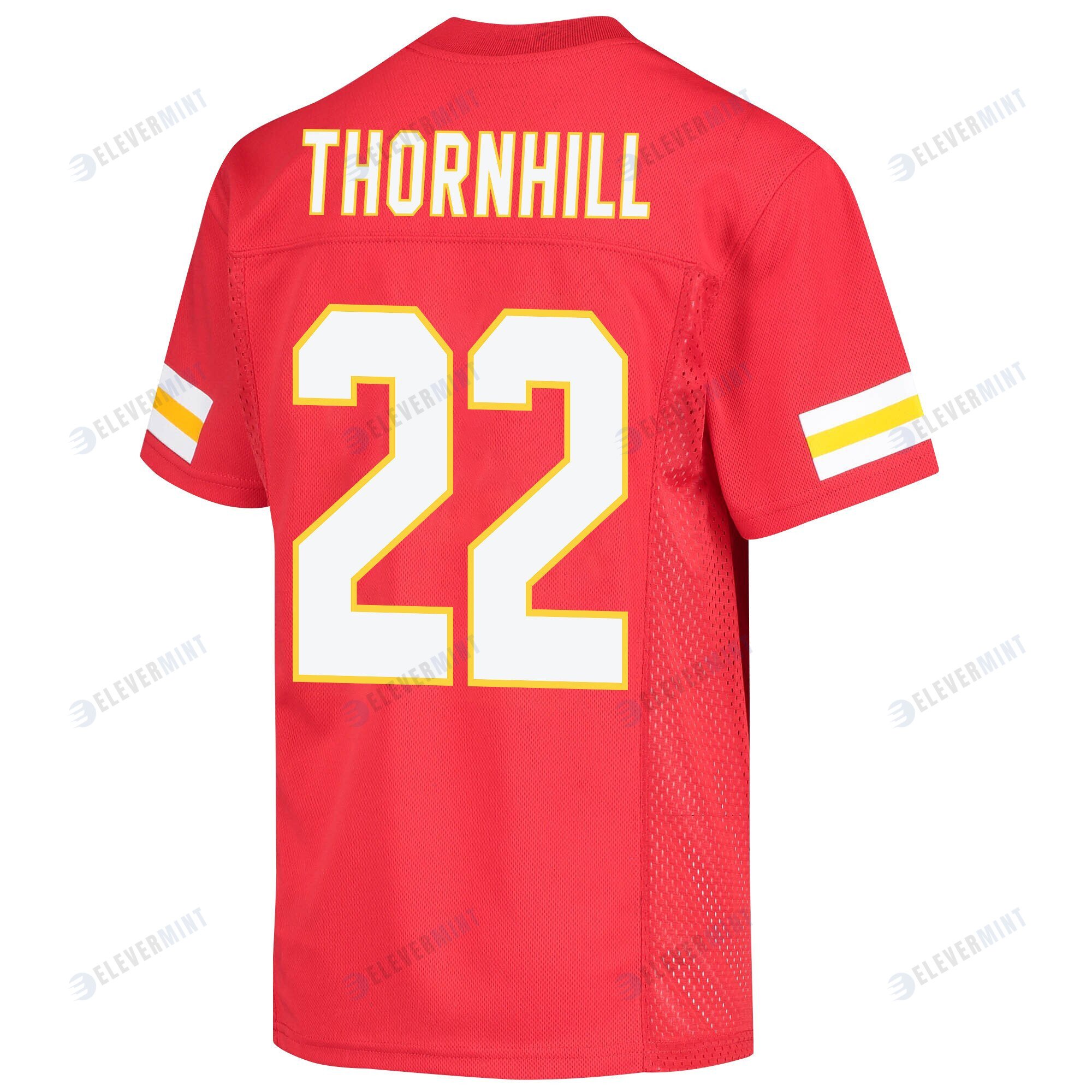 Juan Thornhill 22 Kansas City Chiefs Super Bowl LVII Champions Youth Game Jersey - Red