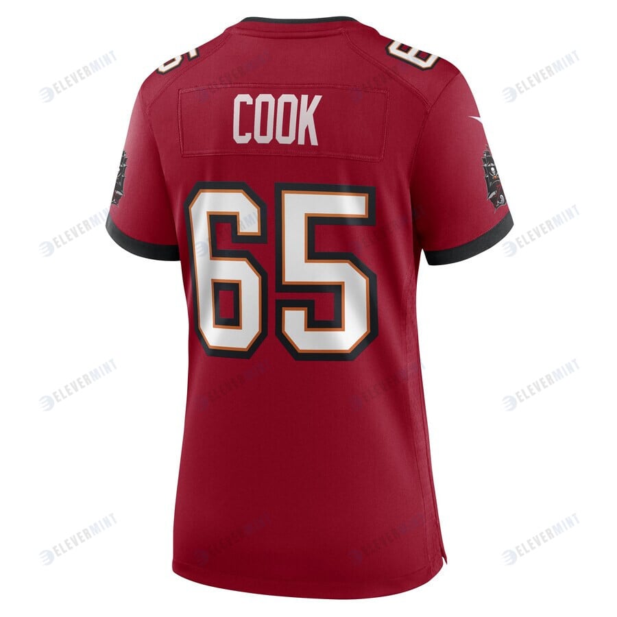 Dylan Cook Tampa Bay Buccaneers Women's Game Player Jersey - Red