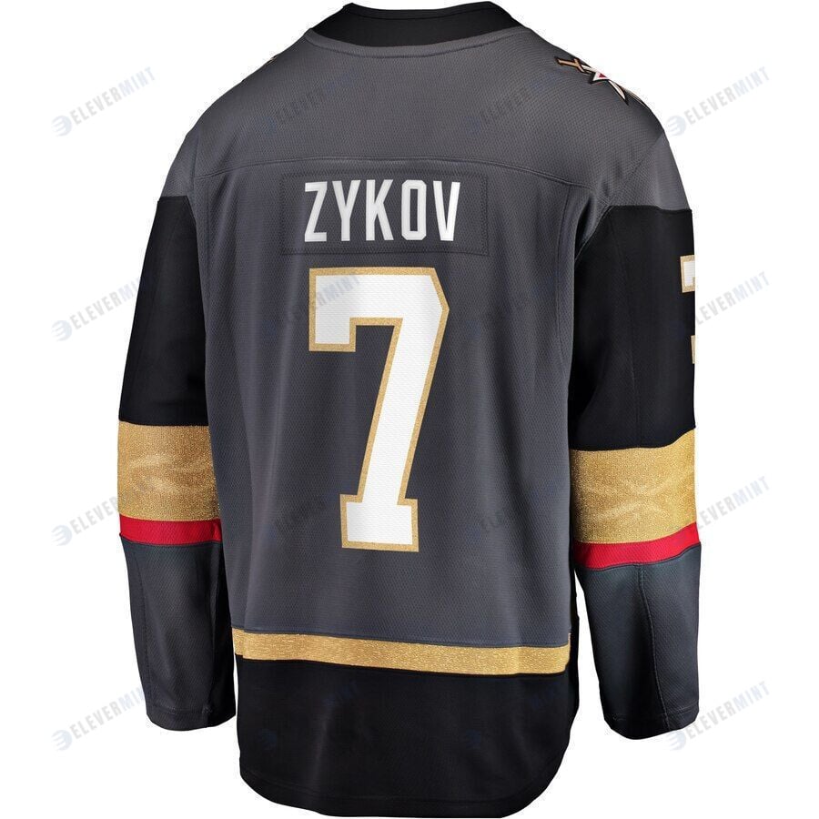 Valentin Zykov Vegas Golden Knights Home Breakaway Player Jersey - Black