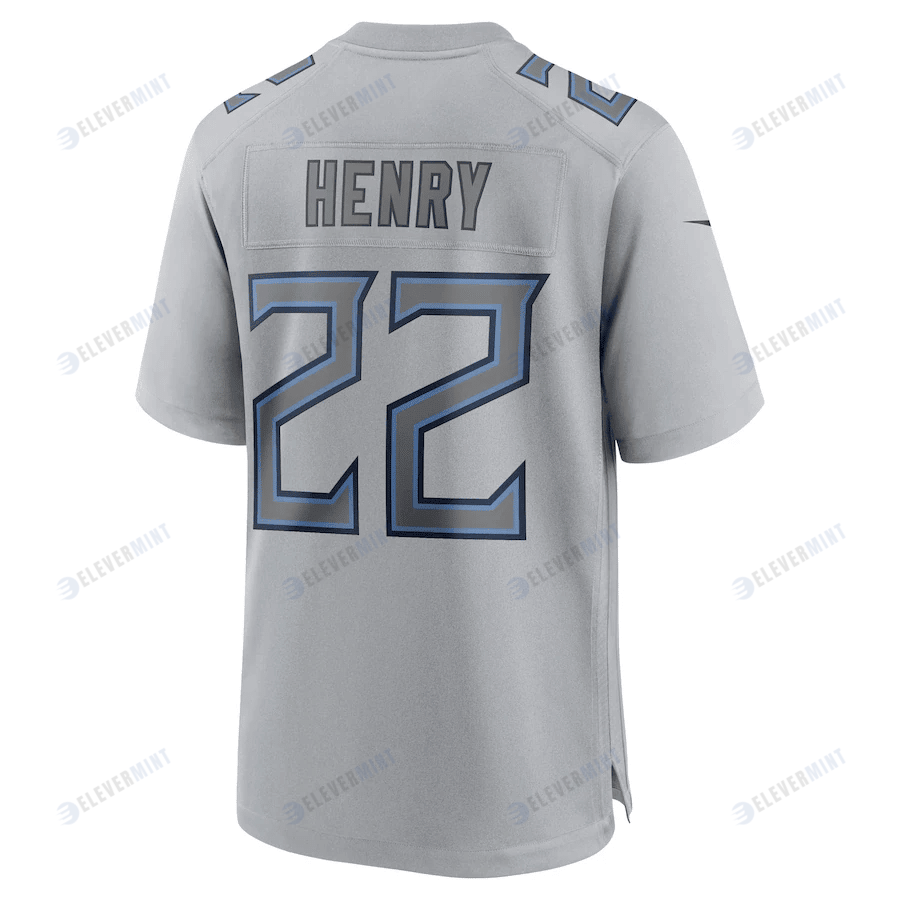 Derrick Henry 22 Tennessee Titans Atmosphere Fashion Game Jersey - Gray