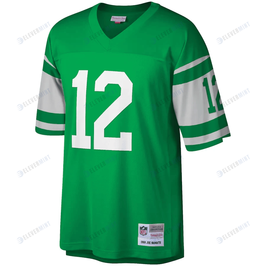 Joe Namath 12 New York Jets Mitchell & Ness Retired Player Legacy Jersey - Green