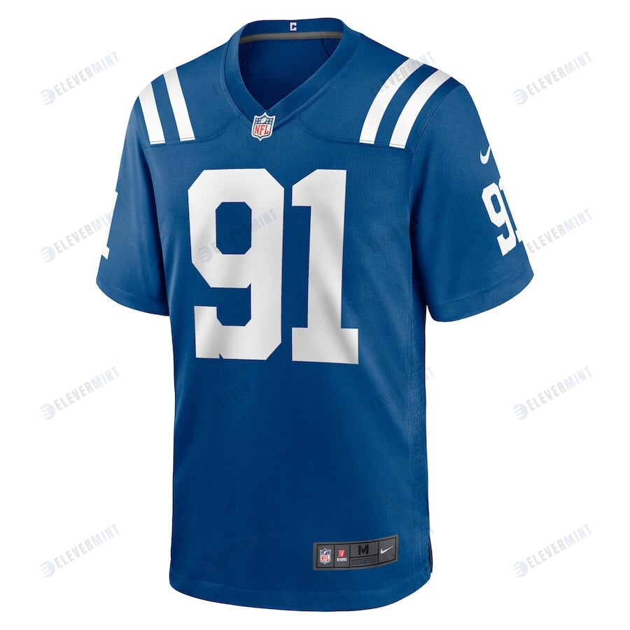 Yannick Ngakoue 91 Indianapolis Colts Player Game Jersey - Royal