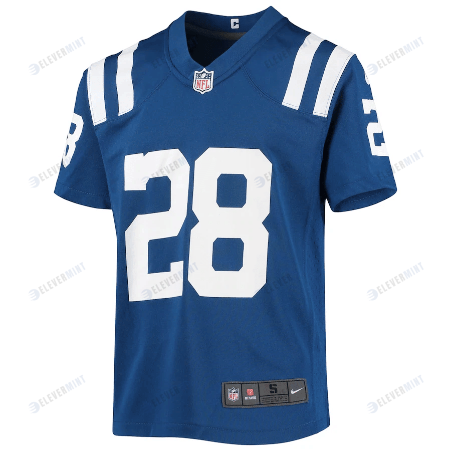 Jonathan Taylor 28 Indianapolis Colts Youth Game Jersey - Royal