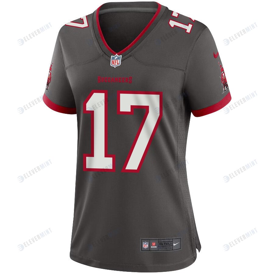 Baker Mayfield 17 Tampa Bay Buccaneers Women Alternate Game Jersey - Pewter
