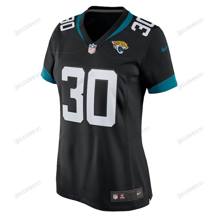 James Robinson 30 Jacksonville Jaguars Women's Game Jersey - Black