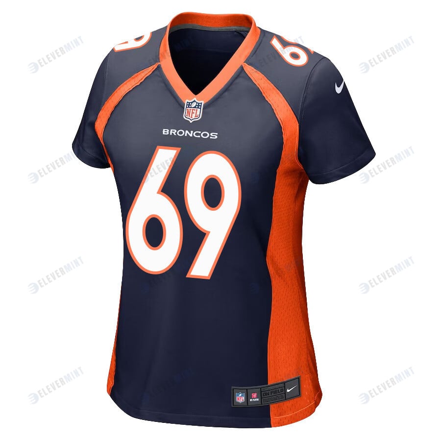 Mike McGlinchey 69 Denver Broncos Women Alternate Game Jersey - Navy