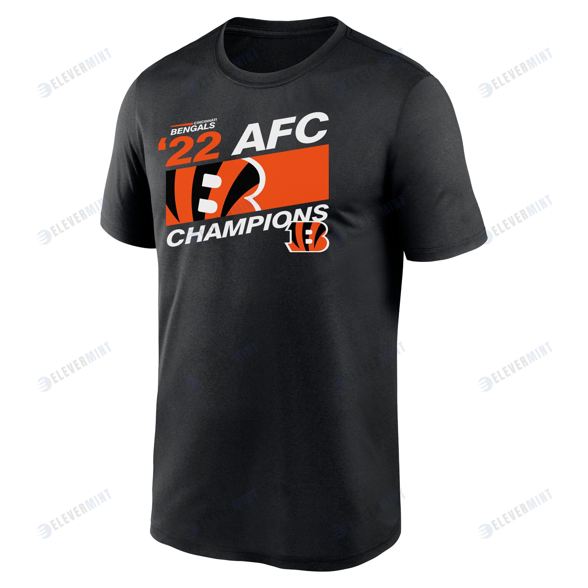 Cincinnati Bengals AFC Champions Iconic Black Men T-Shirt