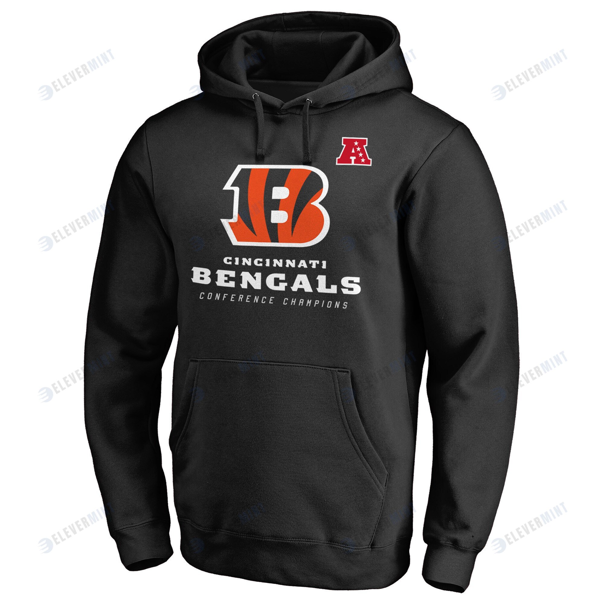 Cincinnati Bengals AFC Conference Champions Black Pullover Hoodie
