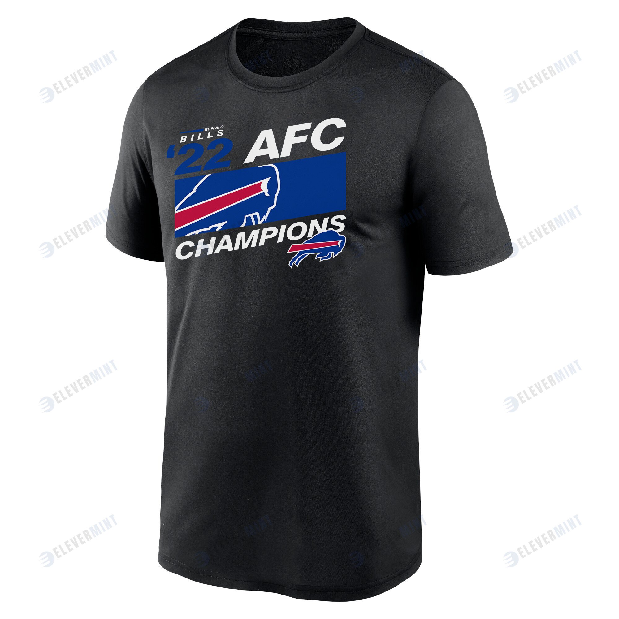 Buffalo Bills AFC Champions Iconic Black Men T-Shirt