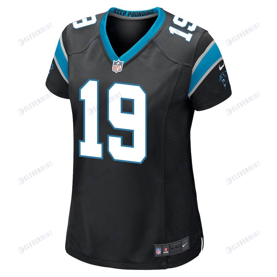 Adam Thielen 19 Carolina Panthers Women Game Jersey - Black