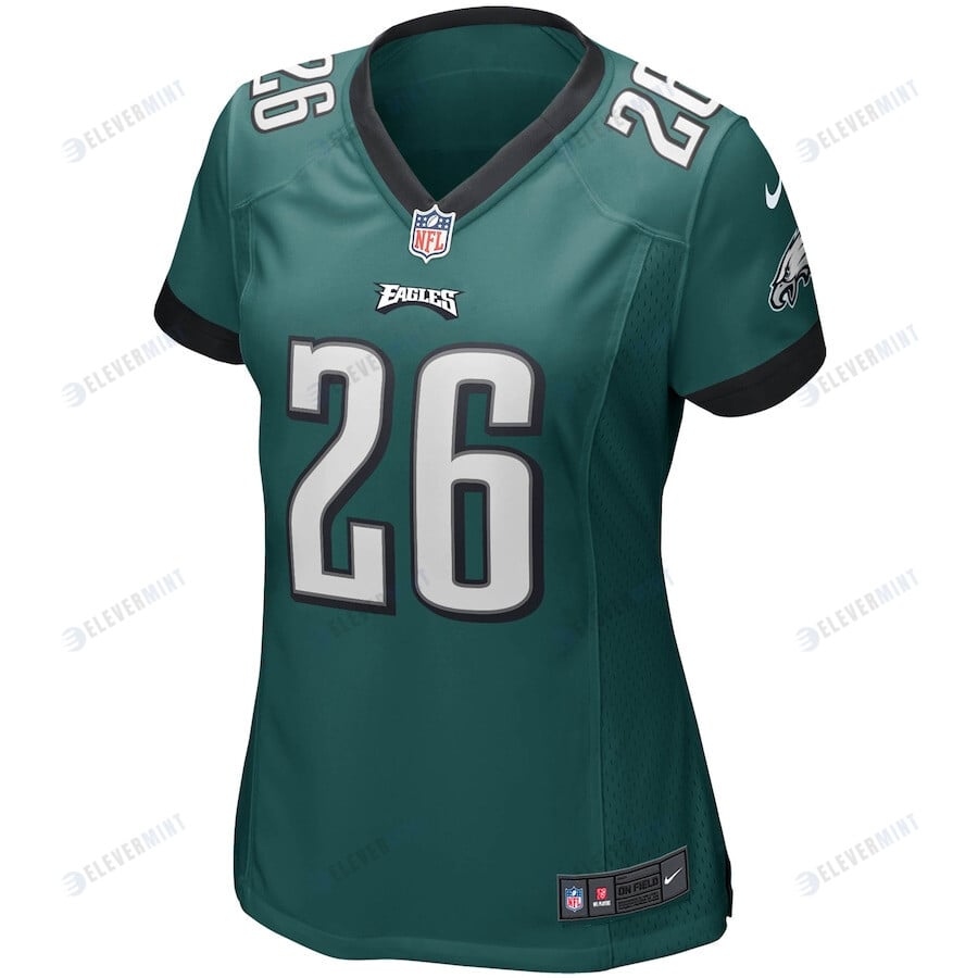 Miles Sanders 26 Philadelphia Eagles Women's Game Jersey - Midnight Green