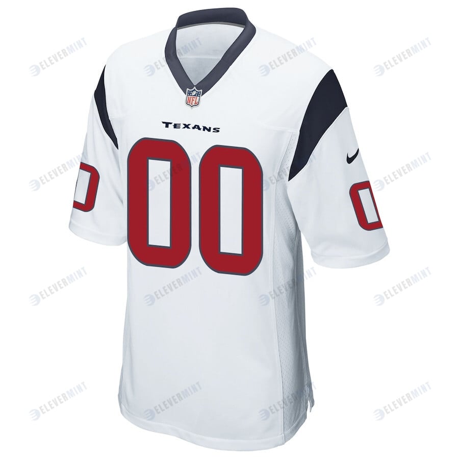 Houston Texans Custom Game Men Jersey - White