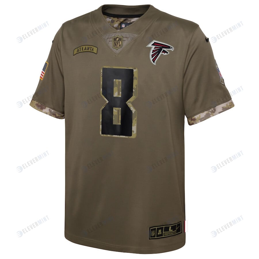 Kyle Pitts Atlanta Falcons 2022 Salute To Service Player Limited Jersey - Olive