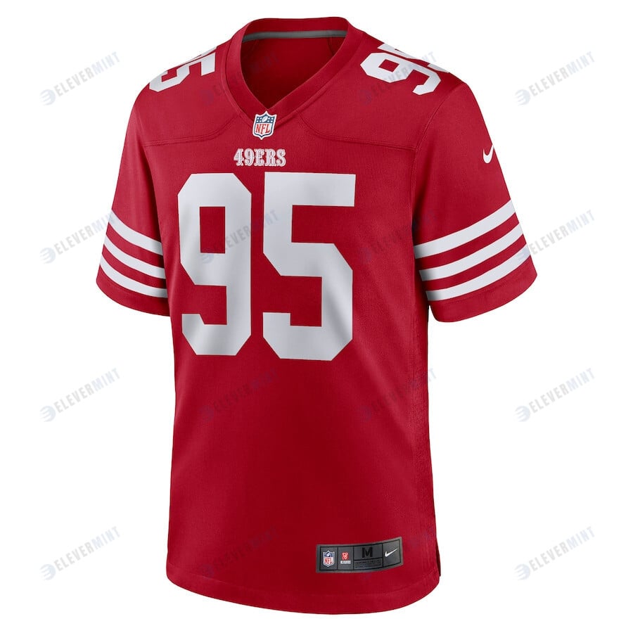 Drake Jackson San Francisco 49ers Game Player Jersey - Scarlet